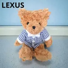 LEXUS レクサス テディベア ぬいぐるみ　ネイビーチェックのサムネイル