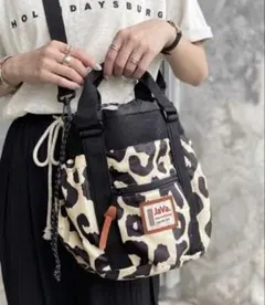 java ヒョウ柄ショルダーバッグのサムネイル
