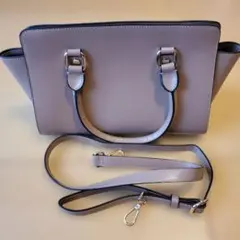 2WAY ハンドバッグ ショルダーバッグ モカ セレモニー