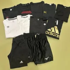 サッカーウェアセット（Mizuno, Umbro, adidas）