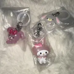 めじるし　マイメロ　ぼんぼんりぼん　しろうさ　3個セット