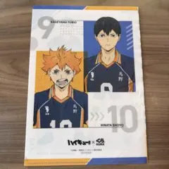 ハイキュー!! 影山飛雄 日向翔陽 クリアファイル　くら寿司