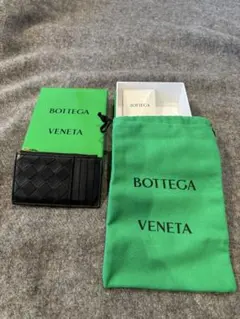 【良品】BOTEGA VENETA イントレチャート　ミニウォレット