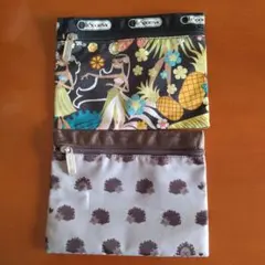LeSportsac☆ハワイアン ハリネズミ ポーチ