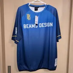 ZETT BEAMS DESIGN レイヤーシャツ ブルー Lのサムネイル