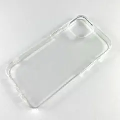 iPhone13 6.1インチ 2カメラ穴 スマホケース ソフトクリア 透明