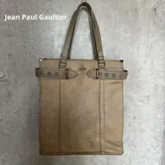 ☆Jean Paul Gaultier☆スタッズ付き☆トートバッグ☆レザーのサムネイル