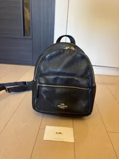 COACH♡人気♡ブラックレザー リュック