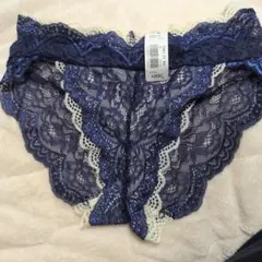 aimerfeel ネイビー レースショーツ Mサイズ