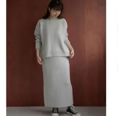 アーバンリサーチSONNYLABEL グレー ニット セットアップ