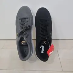 PUMA スニーカー 右足ブラック 、左足グレーのサムネイル