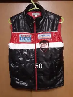 Sirmione 中綿ベスト 150 ブラック 黒