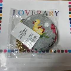 フェイラー　チャームポーチ　ハイジドット　グレー　完売 FEILER ハイジドット チャームポーチ グレー バッグチャーム