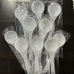プラスチック計量スプーン　使い捨て　5cc 小さじ　20本セット