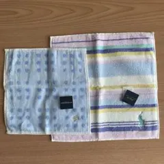 ブランド　タオルハンカチ　２枚　バーバリー  ポロラルフローレン