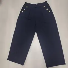 ネイビー ワイドパンツ Mサイズ