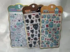 サンリオキャラクターズ　韓国　シール　ハンギョドン　シナモン　チョコキャット