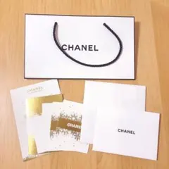 CHANEL ショッパー　紙袋　メッセージカード　フレグランス テスターカード