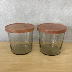 peter ivy Glass Wide M ガラスキャニスター 2個セット peter ivy Glass Wide M ガラスキャニスター 2個セット - メルカリ