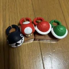 美品！スーパーマリオ　リングセット　ガチャ