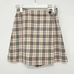 バーバリーロンドン　キュロットパンツ　巻きスカート　女の子　150A