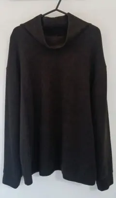 UNIQLO　ユニクロ　ソフトニットフリース　リブハイネックTシャツ　Lサイズ