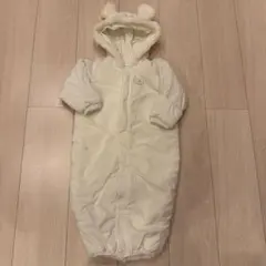 Miki HOUSEフード付きアウター ホワイト