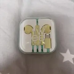 fwee 有線イヤホン USB Type-C接続 本体 イエロー