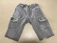 ダメージグレーハーフパンツ ⭐︎ヒスミニ