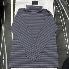 NIKE GOLF ストライプ ハイネックシャツ XLメンズ