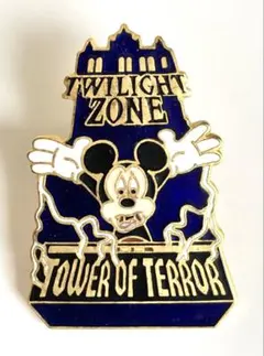 ディズニーワールド、【タワー・オブ・テラー 】ミッキーピンバッジ