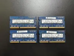 스카이닉스 노트북 메모리 DDR3L 4GB 메모리 4개 세트