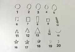 ［新品未使用品］ネイルパーツセット　シルバー