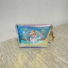 ディズニーストア　シークレットキーチェーン　オーロラポーチ　シンデレラ