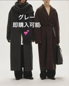 2025 todayful Wool Over Coat グレー36