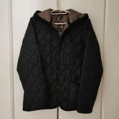 ラベンハム LAVENHAM フードブルゾン ブラック　size38