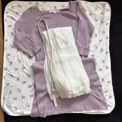 ラベンダー ロングワンピース