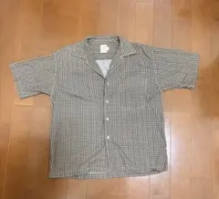 90s~city boy短丈 チェックシャツ 重ね着