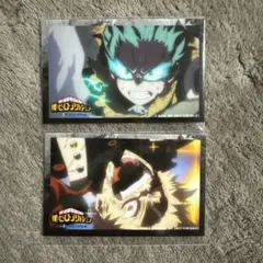 爆豪勝己 緑谷出久 ヒロアカ フォトカード