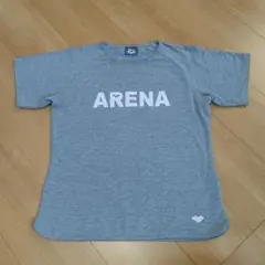 【838】arena Tシャツ　デサント　 グレー ヴィンテージ　レトロのサムネイル