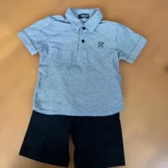 COMME CA ISM ポロシャツ ハーフパンツ セット 100A