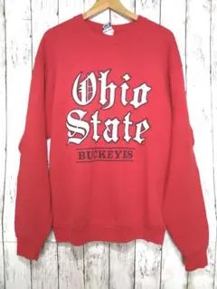 80s〜90s ohio state ロゴスウェット XL USA製