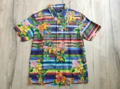 希少】90s RALPH LAUREN イタリア製 花柄 長袖 アロハシャツ - メルカリ