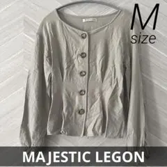 【春服】MAJESTIC LEGON 長袖 トップス シャツ ペプラム リボンのサムネイル
