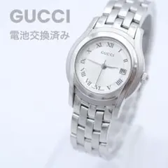 電池交換済み GUCCI グッチ 腕時計 5500L レディースのサムネイル