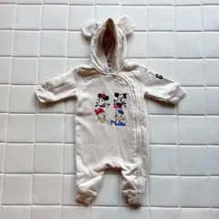 GAP ミッキー キャラクターロンパース　裏起毛