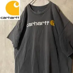 carharttカーハートtシャツ半袖カットソー黒ブラックポケットプリントロゴ