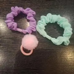 カラフルヘアゴムセット（3個）