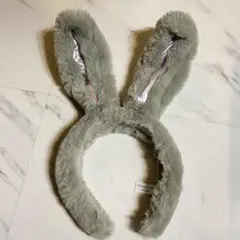 Disney ウサギ耳カチューシャ グレー