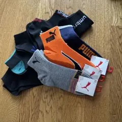 Puma & Umbro キッズ靴下 9セット